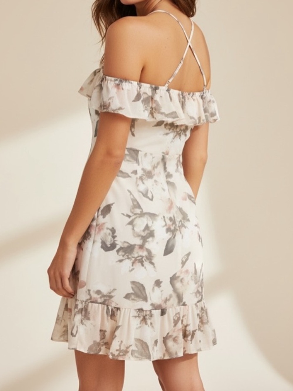 NEW• Soul Sunrise Rosa Romantic Flutter Sleeve Dress •1X-3X